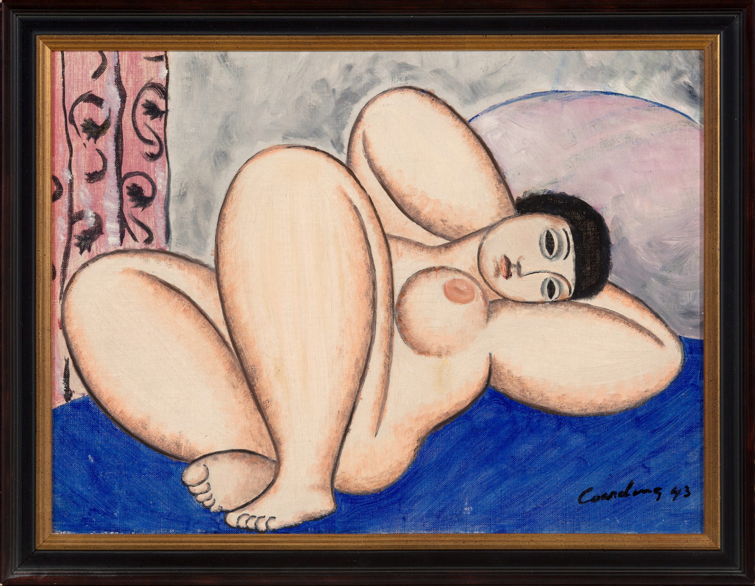 Gerald Coarding. Nude Woman reclining.
